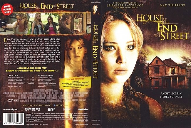 House at the End of the Street german dvd cover