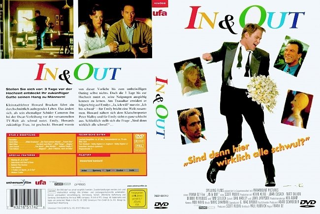 In and Out german dvd cover