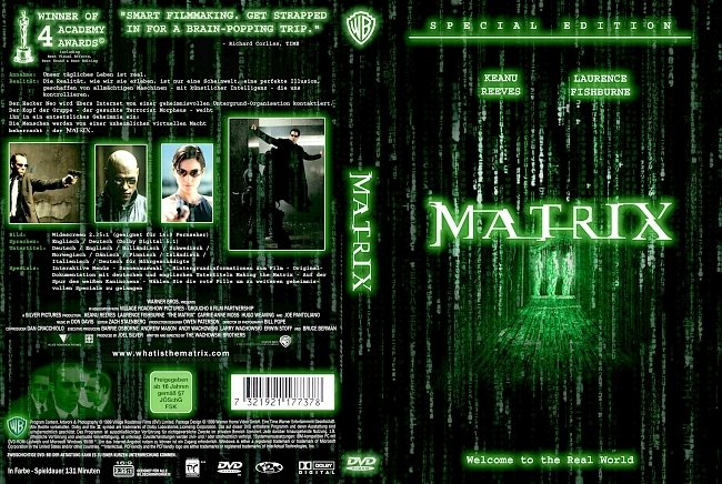 Matrix german dvd cover