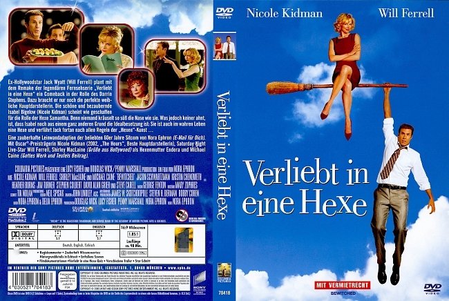 Verliebt in eine Hexe german dvd cover