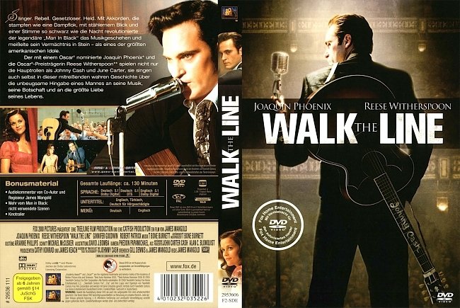 Walk the Line german dvd cover