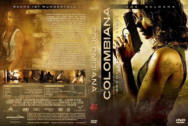 Colombiana free DVD Covers german