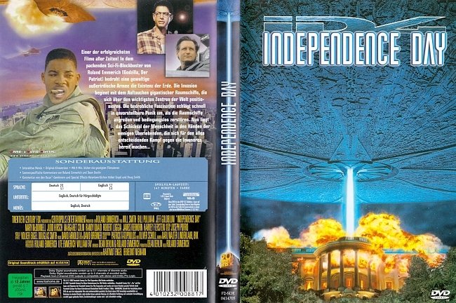 Independence Day Roland Emmerich german dvd cover