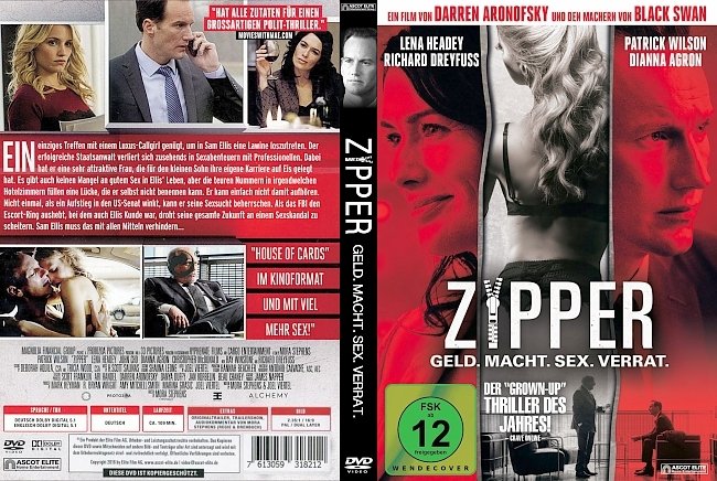 Zipper Geld Macht Sex Verrat german dvd cover