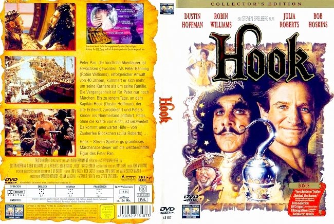 Hook german dvd cover