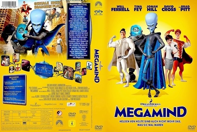 Megamind german dvd cover