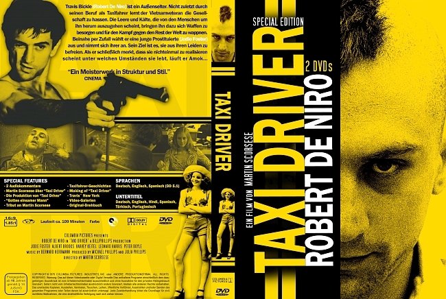 Taxi Driver german dvd cover