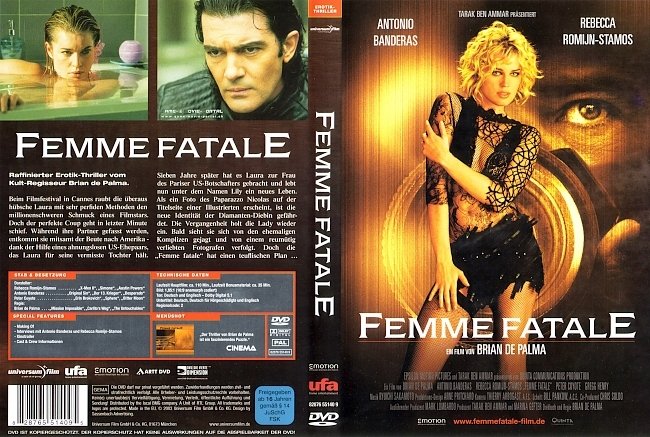 Femme Fatale Brian de Palma Free DVD Cover deutsch