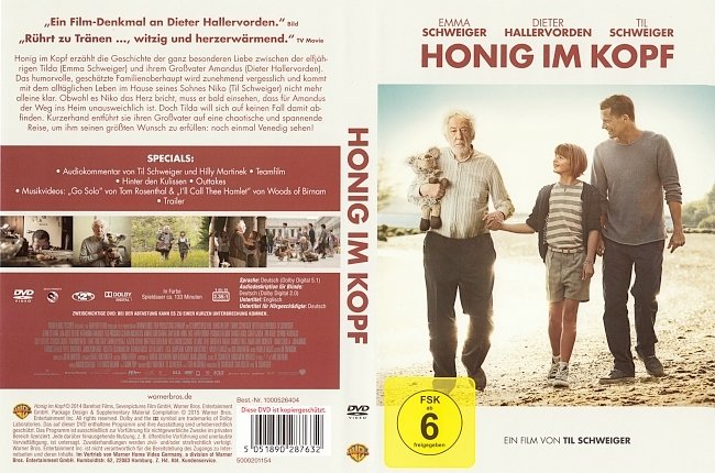 Honig im Kopf german dvd cover