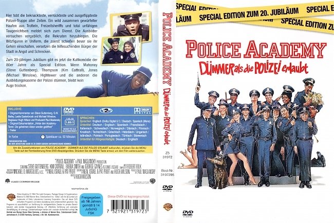 Police Academy 1 Duemmer als die Polizei erlaubt german dvd cover