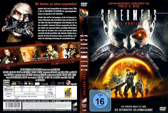 Screamers The Hunting german dvd cover