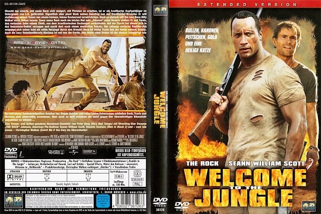 Welcome to the Jungle german dvd cover