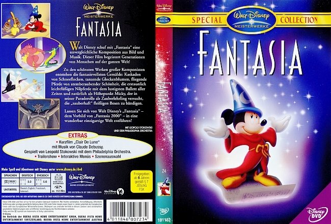 Fantasia Free DVD Cover deutsch