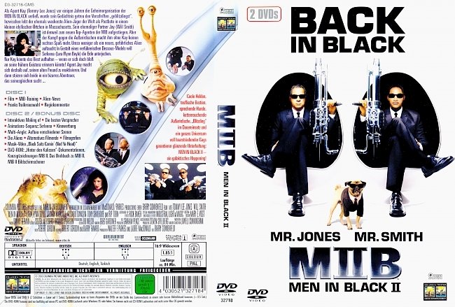 Men in Black 2 german dvd cover