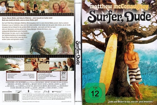 Surfer Dude dvd cover german