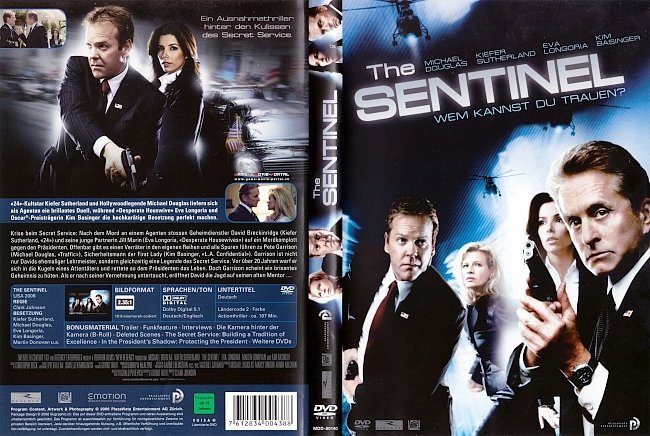 The Sentinel Wem kannst du trauen german dvd cover