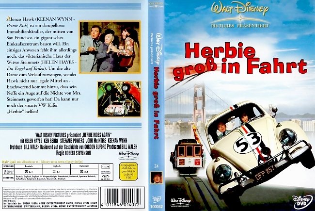 Herbie gross in Fahrt german dvd cover