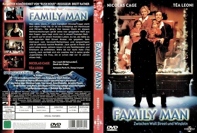 Family Man Nicolas Cage Tea Leoni Free DVD Cover deutsch