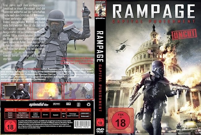 Rampage 2 Capital Punishment german dvd cover