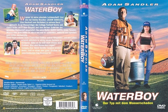 Waterboy Der Typ mit dem Wasserschaden dvd cover german