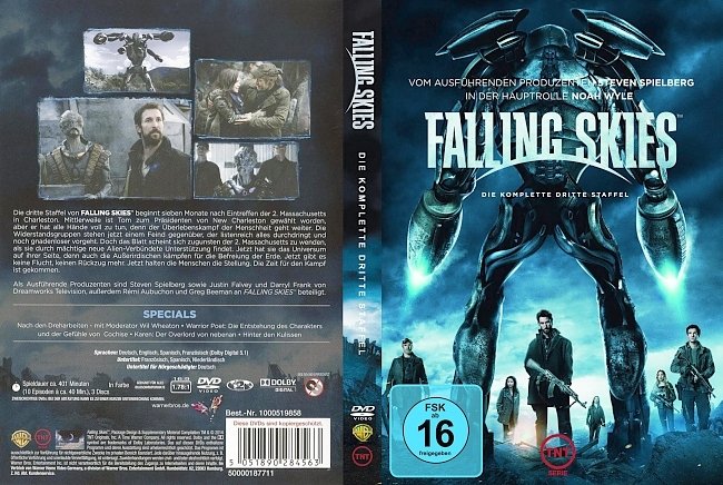 Falling Skies Staffel 3 S03 Free DVD Cover deutsch