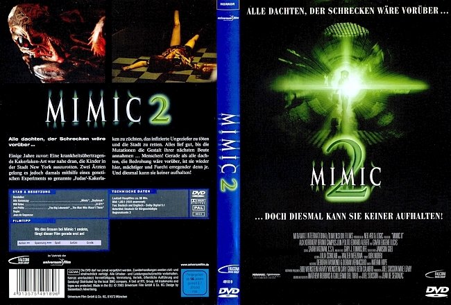 Mimic 2 german dvd cover