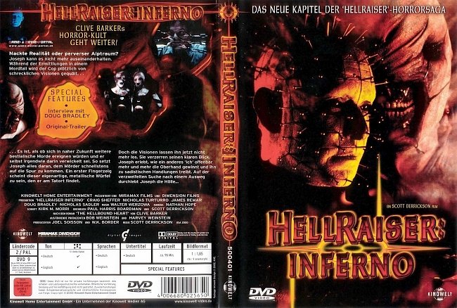 Hellraiser 5 german dvd cover