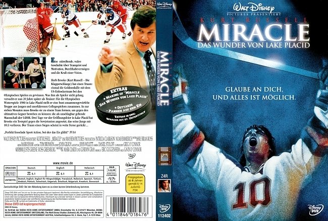 Miracle Cover Das Wunder von Lake Placid german dvd cover