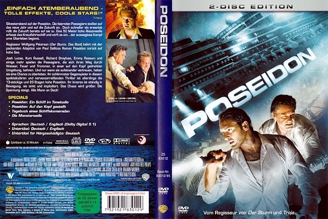 Poseidon german dvd cover