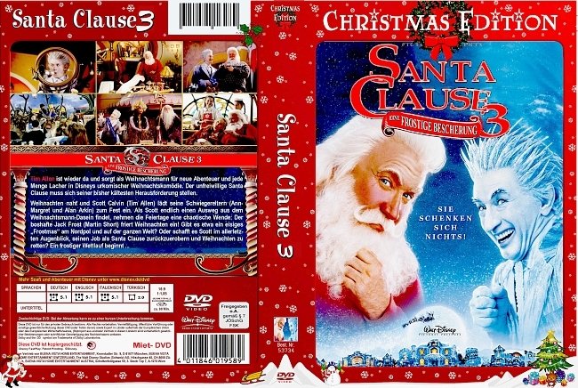 Santa Claus 3 Eine frostige Bescherung german dvd cover