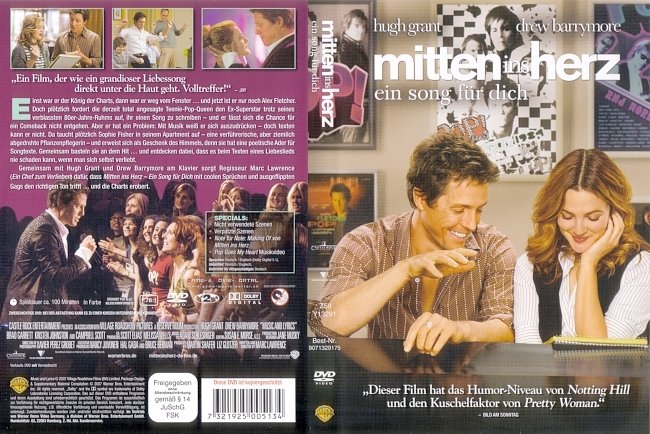 Mitten Ins Herz dvd cover german