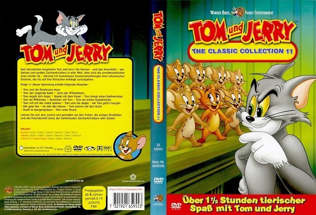 Tom und Jerry The Classic Collection 11 german dvd cover