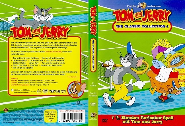 Tom und Jerry The Classic Collection 4 german dvd cover