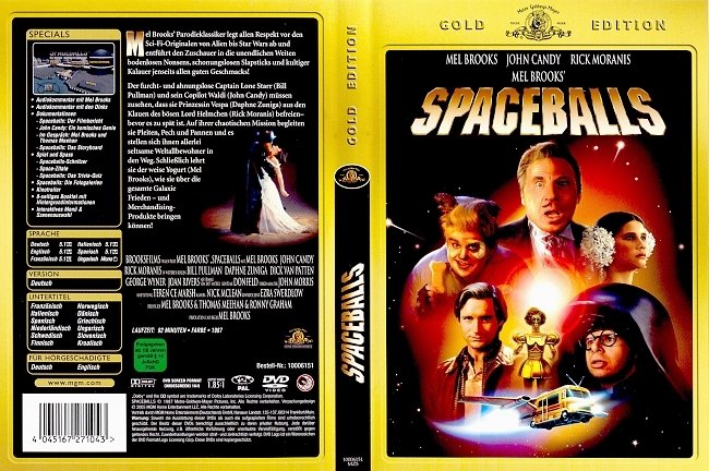 Spaceballs german dvd cover