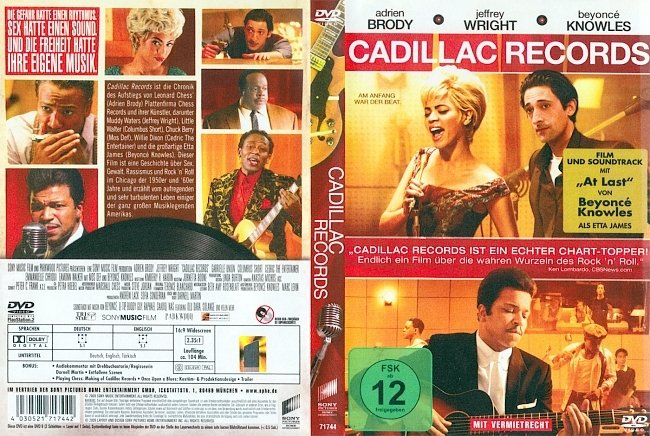 Cadillac Records free DVD Covers german