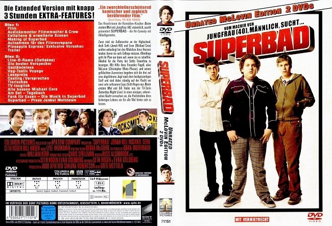 Superbad german dvd cover