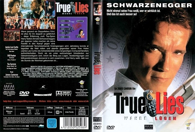 True Lies Wahre Luegen german dvd cover