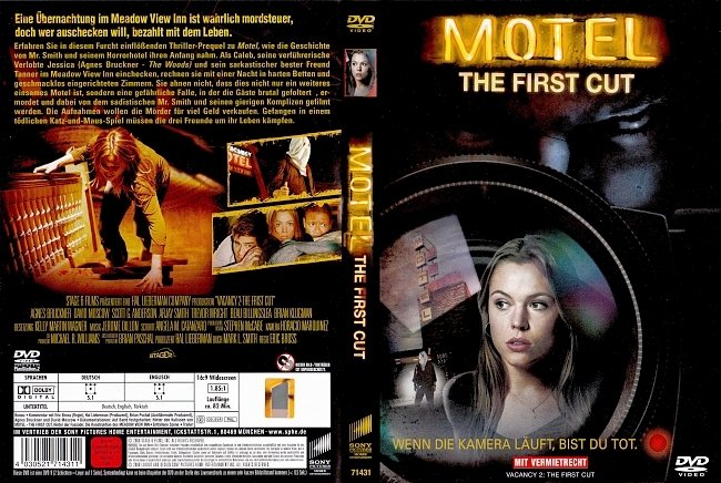 Motel The First Cut german dvd cover