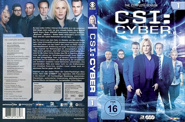CSI Cyber Staffel 1 free DVD Covers german