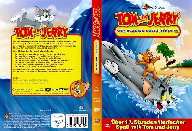 Tom und Jerry The Classic Collection 12 german dvd cover