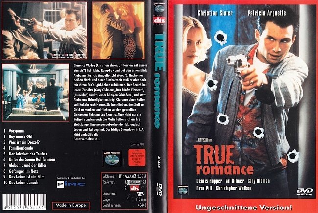 True Romance Hans Zimmer Music german dvd cover