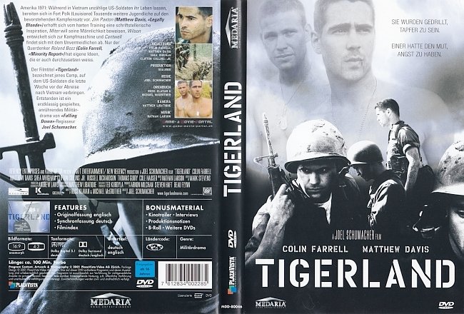 Tigerland dvd cover german