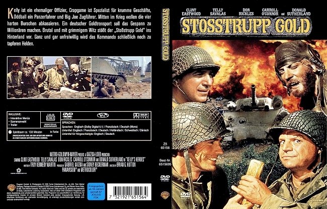 Stosstrupp Gold german dvd cover