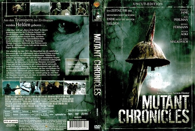 Mutant Chronicles german dvd cover