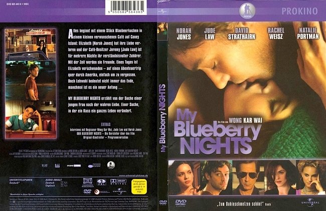 My Blueberry Nights german dvd cover