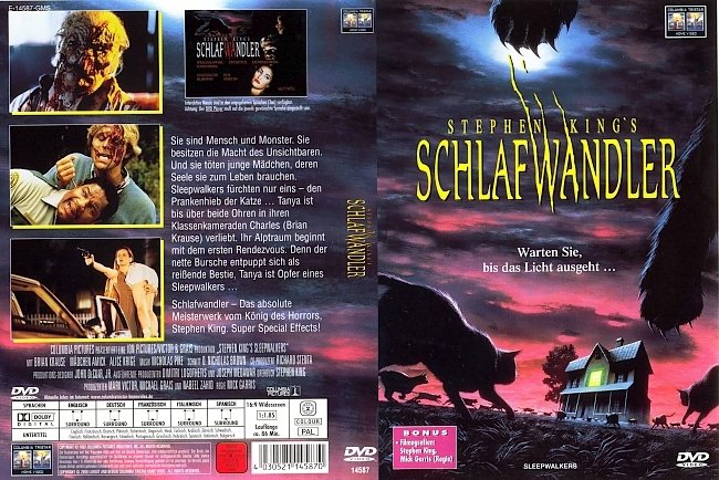 Stephen Kings Schlafwandler german dvd cover