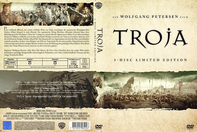 Troja german dvd cover
