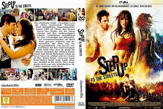 Step Up To the Streets german dvd cover