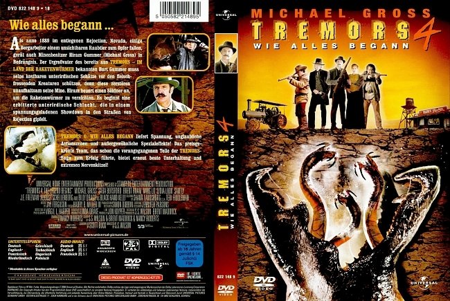 Tremors 4 Wie Alles Begann german dvd cover