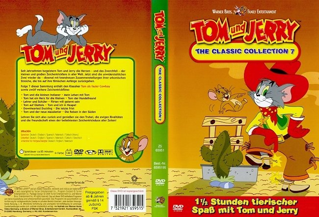 Tom und Jerry The Classic Collection 7 german dvd cover